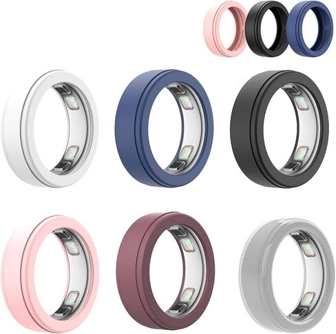 Silicone Cover Compatible with Oura Ring 5, Soft Smart Ring Sleeve in Saudi Arabia