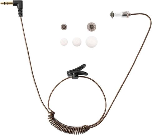 3.5mm Covert Tubeless Earpiece for Motorola Radio 22" Brown in Saudi Arabia