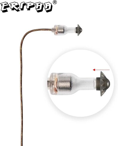 3.5mm Covert Tubeless Earpiece for Motorola Radio 22" Brown in Saudi Arabia