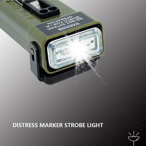 EMERSONGEAR MS2000 Military Airsoft Distress Marker Functional Strobe Light Helmet, green, 11.4 x 5.6 x 3.3 cm in Saudi Arabia