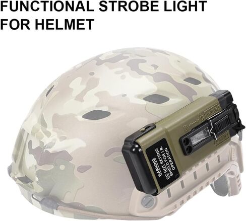 EMERSONGEAR MS2000 Military Airsoft Distress Marker Functional Strobe Light Helmet, green, 11.4 x 5.6 x 3.3 cm in Saudi Arabia