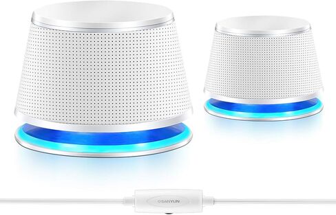 Sanyun SW102 Computer Speakers for Desktop PC Laptop, 2.0 USB Powered in Kuwait