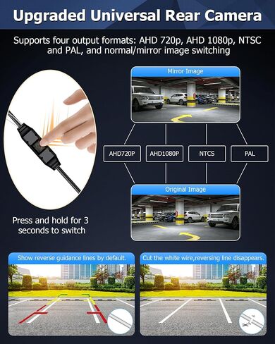 AHD 1080P Backup Camera for Car Back up Camera Metal Housing OEM Bracket in Saudi Arabia