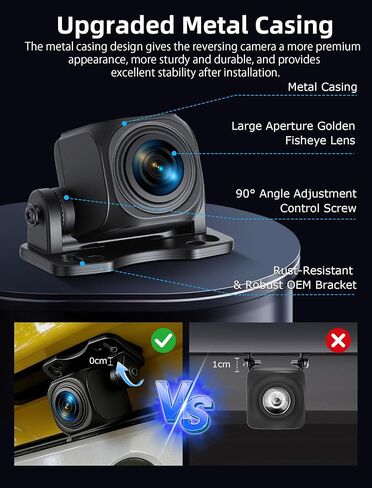 AHD 1080P Backup Camera for Car Back up Camera Metal Housing OEM Bracket in Saudi Arabia