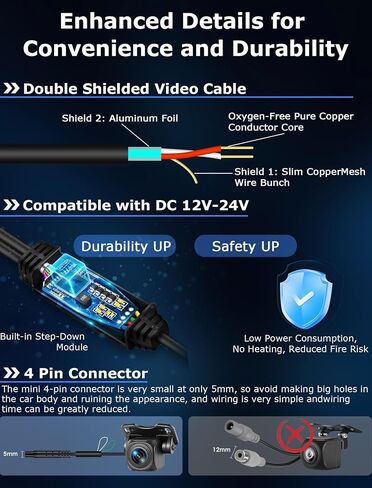 AHD 1080P Backup Camera for Car Back up Camera Metal Housing OEM Bracket in Saudi Arabia