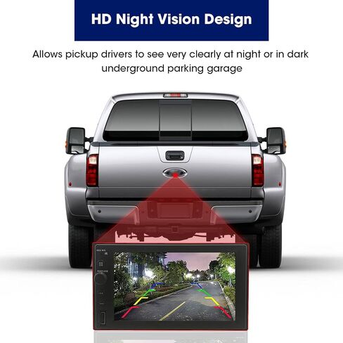 Aftermarket Emblem Backup Camera with Housing Bezel Kit for Ford Trucks in Saudi Arabia