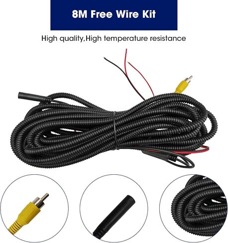 Aftermarket Emblem Backup Camera with Housing Bezel Kit for Ford Trucks in Saudi Arabia