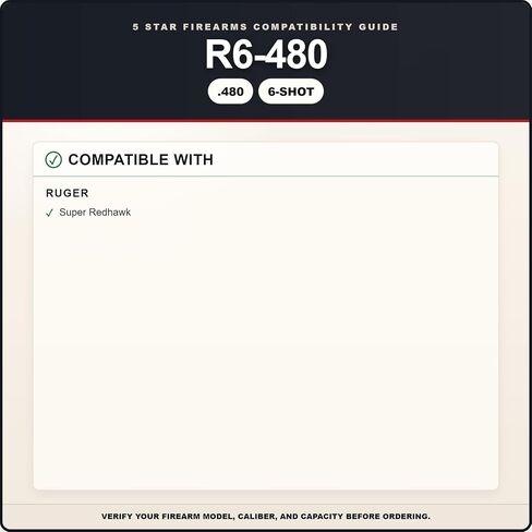 5 Star R6-480 Speedloader for Ruger 480 in Kuwait