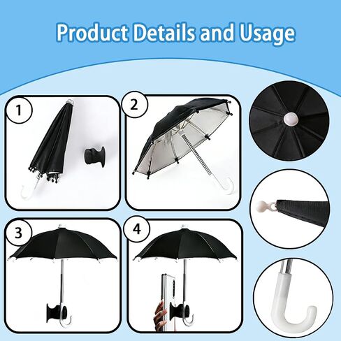 Phone Umbrella with Suction Cup,UV & Sun Protection in Saudi Arabia