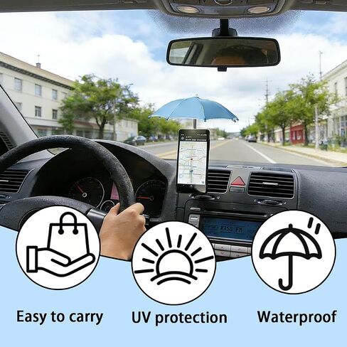 Phone Umbrella with Suction Cup,UV & Sun Protection in Saudi Arabia