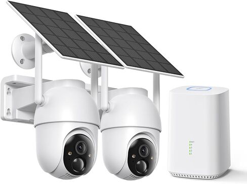 SEHMUA Solar Security Cameras Wireless Outdoor, No Subscription Required in Saudi Arabia