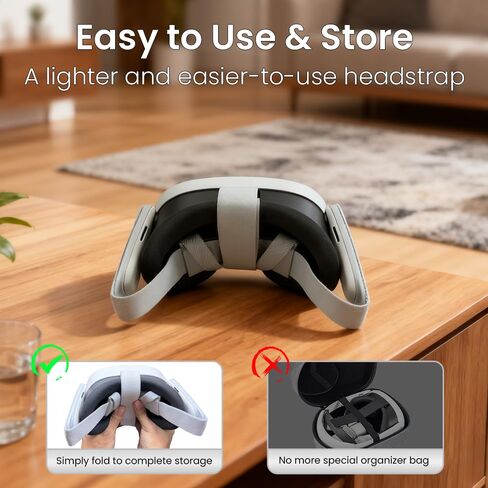 Original Head Strap for Meta Quest 3/Quest 3S, Oculus 3/3S VR Accessory in Saudi Arabia