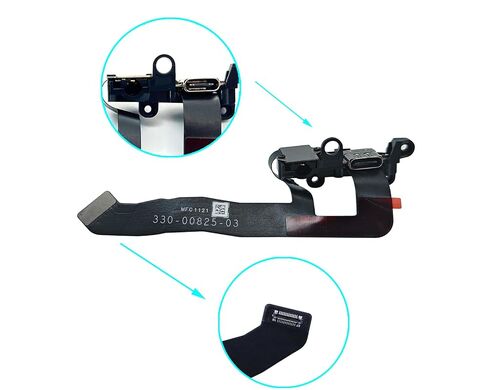 Power Headset Aux Jack Flex Cable for Meta Oculus Quest2 VR Charging Port Headphone Flex Cable Replace Broken Accessories Replacement Part with Bracket Buckle (New with Small Scratches) in Kuwait