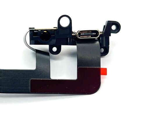 Power Headset Aux Jack Flex Cable for Meta Oculus Quest2 VR Charging Port Headphone Flex Cable Replace Broken Accessories Replacement Part with Bracket Buckle (New with Small Scratches) in Kuwait