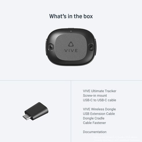 HTC Vive Ultimate Tracker + HTC Vive Ultimate Tracker Dongle in Saudi Arabia