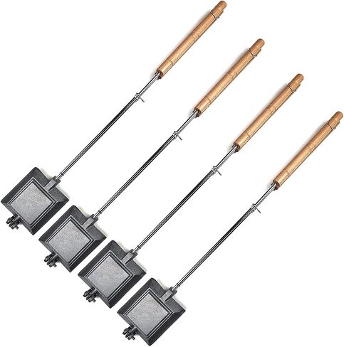 HAWOK Cast Iron Pie-Iron Sandwich Maker with Detachable Handle set of 4… in Kuwait