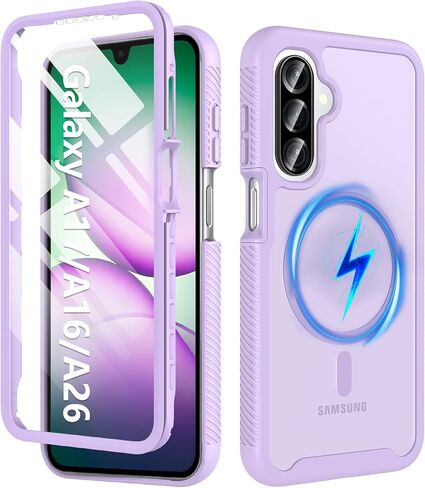 Hensinple for Samsung Galaxy A17 5G Phone Case, Built-in Screen Protector in Saudi Arabia