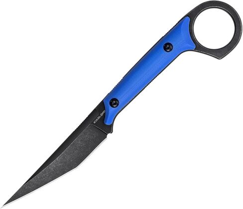 KS527 Fixed Blade Knife, D2 Blade G10 Handle for Men Women, with Kydex Sheath, Utility Knife for EDC Survival Hiking Camping Outdoor Everyday (Black) in Saudi Arabia