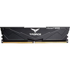 TEAMGROUP T-Force Vulcan Alpha DDR5 Ram 16GB (1x16GB) 6000MHz (PC5-48000) CL38 وحدة ذاكرة سطح المكتب ذاكرة الوصول العشوائي (أسود) ذاكرة AMD المحسنة - FLABD516G6000HC38A01 in Kuwait