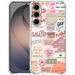 Case for Samsung Galaxy S26+ with Christian Design,Jesus Bible Verse Collage,Clear Slim Soft TPU Bumper Phone Cover,6.7"(Christian,Sx26p) in Saudi Arabia