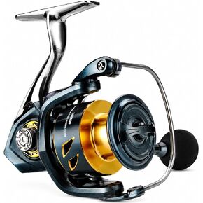 Spinning Fishing Reel – 33LBs Max Drag, 5.2:1 Gear Ratio, Water Resistant with 9+1 Corrosion-Resistant Bearings for Bass, Trout, Salmon Fishing in Saudi Arabia