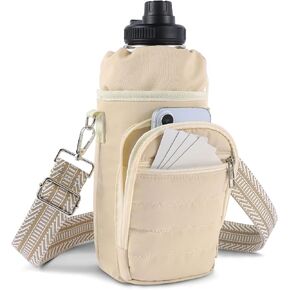 Insulated Water Bottle Crossbody Bag 16-40oz with Phone Pocket in Saudi Arabia