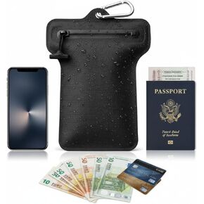 IPX8 Airtight Waterproof & Fire Resistant Pouch – Dry Bag for Phone, Passport, Cash, Car Key & Electronics in Kuwait