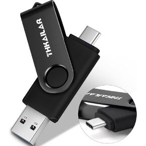 Thkailar 1TB USB-C Flash Drive, Dual USB A&C Large Capacity Storage Drive in Kuwait