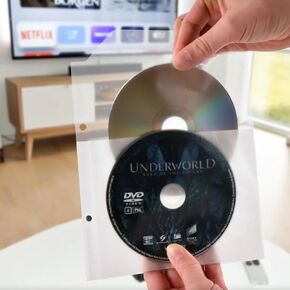 Tarifold DVD Storage Bundle, 50 Binder Sleeves and 2 Binders, 2-Ring Holes in Saudi Arabia