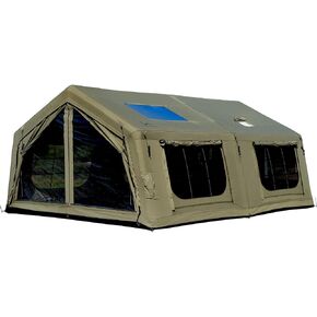 MC TOMOUNT Inflatable Camping Tent, Large Family Cotton Canvas Blow Up Tent in Kuwait