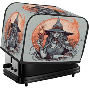 Toaster Covers 4 Slice Wide Slot Galaxy Rooster Toaster Oven Dust Covers Small Kitchen Appliances Bread Machine Cover with Pockets Dust and Fingerprint Protection Gift for Mother in Saudi Arabia