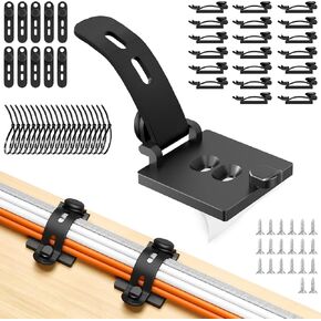 Kanemc 20PCS Cable Management Kit Adhesive Cable Clips in Saudi Arabia