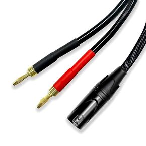 1Pack 6.56FT XLR to Banana Speaker Cable for Speaker Power Amplifier in Saudi Arabia