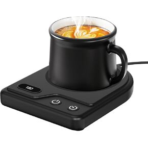 Mug Warmer,Coffee Mug Warmer with 3 Adjustable Temperature Settings,Coffee Warmer with 2-12H Auto Shutoff Functions,Easy to Clean Mug Heater for Desk,Grandma Gifts for Mothers Day in Kuwait