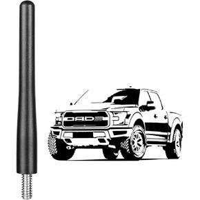 F150 Antenna Replacement,Short Antenna for 2009-2026 Ford F150 – Durable Aluminum Construction, Avoids Garage & Car Wash Obstacles, Easy Installation in Kuwait