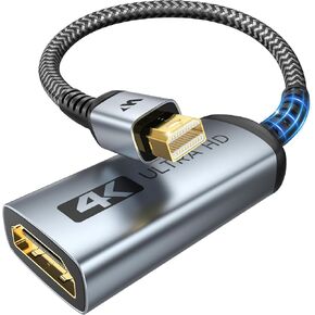 Warrky 4K Mini DisplayPort to HDMI Adapter, 4K@30Hz Mini DP to HDMI Adapter in Saudi Arabia