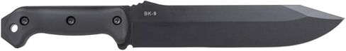KA-BAR Becker BK9T Tactical Combat Bowie Knife – 9.25" 1095 Cro-Van Steel Blade, Black & Tan Grip, MOLLE-Compatible Nylon Sheath in Saudi Arabia