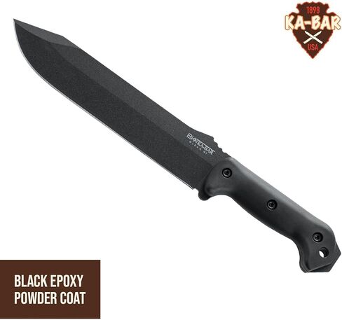 KA-BAR Becker BK9T Tactical Combat Bowie Knife – 9.25" 1095 Cro-Van Steel Blade, Black & Tan Grip, MOLLE-Compatible Nylon Sheath in Saudi Arabia