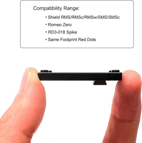 تتوافق RMSc البصمة ريد دوت محول تركيب لوحة 7075 T6 متوافق مع غير MOS Glock 17 19 20 21 22 23 34 35 40 41 45 47 in Kuwait