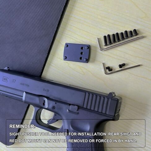 تتوافق RMSc البصمة ريد دوت محول تركيب لوحة 7075 T6 متوافق مع غير MOS Glock 17 19 20 21 22 23 34 35 40 41 45 47 in Kuwait