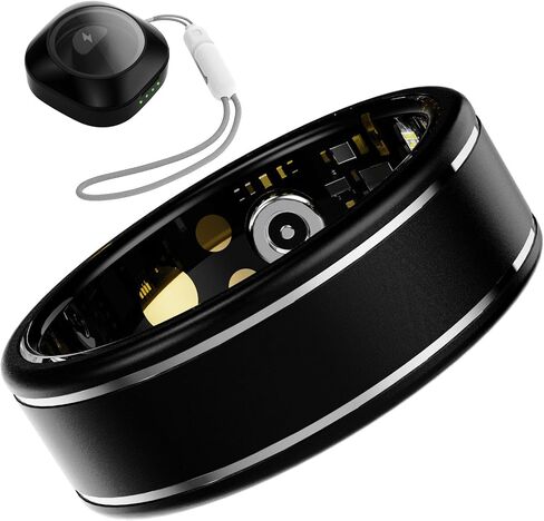 Activity Tracker Ring for Men – Fitness Tracker Ring with Black 8 in Kuwait