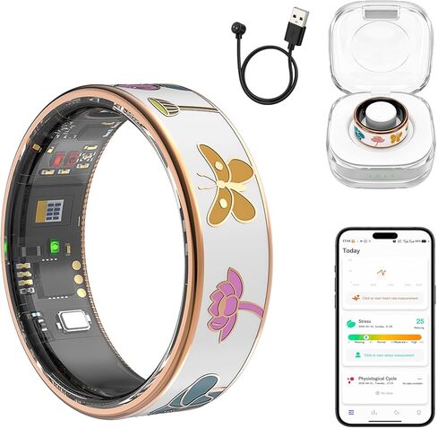 Smart Ring for Women, Health & Sleep Tracker, Menstrual Cycle (9#) in Saudi Arabia