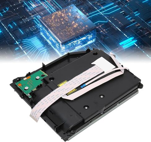 for PS4 1200 Game Console, Optical Disc Drive Replacement, Professional DVD Drive, Aluminum Alloy, Easy Installation, Outstanding Fit, Enhance Your Gaming Experience in Saudi Arabia