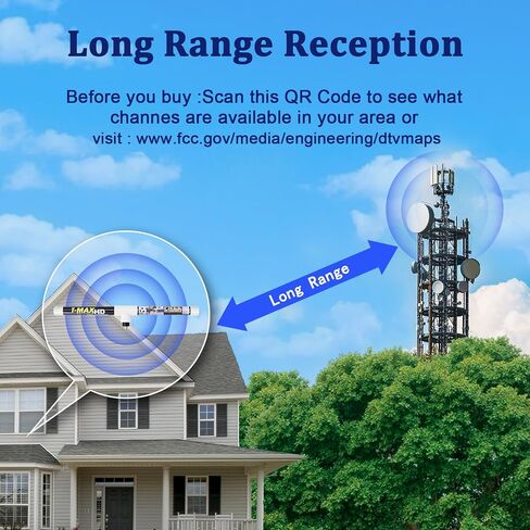 Magic Stick TV Antenna for Smart TV Indoor, Local Channels, TMAX in Kuwait