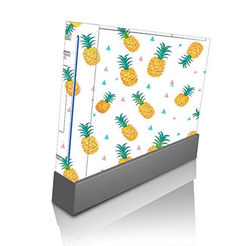 Pineapple fun Wallpaper Fruity Vinyl Decal Sticker Skin by Debbie's Designs for Wii Console in Saudi Arabia