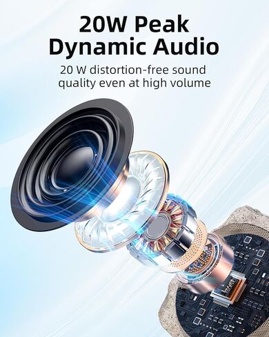 Outdoor Speakers With Lights Show Bluetooth Speakers Waterproof Patio TWS Connection Outdoor Bluetooth Speakers Wireless Solar Powered and Rechargeable Rock Speakers for Patio Pool 2Packs(Stone) in Saudi Arabia