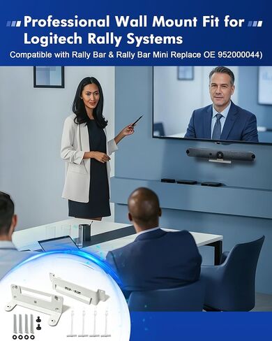 952000044 Rally Wall mount Fit for Logitech Rally Bar/Rally Bar Mini in Saudi Arabia