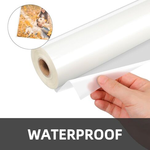 pmybupo Thermal Laminating Film Roll,2 Pack,1 Inch Core 1.5 Mil Thermal Roll Laminating Film,25" x 500'Laminate Rolls,Clear,Gloss Finish,School Lamination. in Saudi Arabia