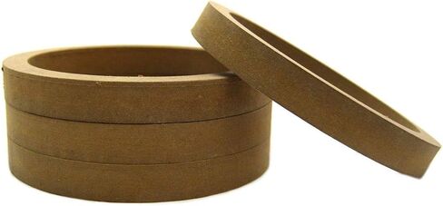 Pipeman's Installation Solution 2 Pair 6.5" inch Universal MDF Wooden Speaker Ring Ring-6.5R Speaker Mounting Spacer Rings in Saudi Arabia
