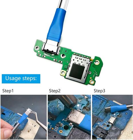 Steel Type-C Port Covers for Soldering, 2 Pack in Saudi Arabia